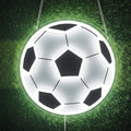 Soccer Neon Sign for Wall Decor, Dimmable LED Light for Bedroom Sports Room Decor, Soccer Gifts for Boys 8-12, 12.6 x 12.6 Inches
