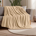Joiedomi Twin Blanket for Bed, Soft & Warm Brown Fleece Blankets Gifts for Women Mom, Cozy Cute Soft Throw 60x80 Inches