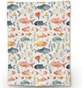 Watercolor Fish Blanket | Soft Warm Fuzzy Lightweight Flannel Throw Blanket Perfect for Couch, Bed, Decor, Travel & Outdoor Use, Cozy Blankets for Adults Kids Women Girls 80×60 in