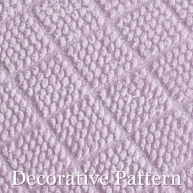 Whale Flotilla Fuzzy Fleece Twin Size Blanket for Bed, Soft Fluffy Jacquard Waffle Blankets for All Season, Lightweight and Warm, 60x80 Inch, Lilac