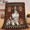 Springer Spaniel Blanket for Girls Women Boys Men Adults Kids Soft Cozy Fleece Cute Dog Throw Blankets Gifts Warm Flannel Plush Lightweight Decor for Couch Bed Sofa 60"X50"