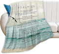 Christian Bible Psalm 23 Throw Blanket - Religious Verse Gifts and Decor for Girls, Women, Men, Kids, Adults - Soft Warm Cozy Fleece for Couch, Sofa, Bed 50"x40"