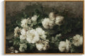 InSimSea Framed Canvas Wall Art Vintage Decor, Home Decor Vintage Flowers Modern Farmhouse Decor, Canvas Wall Art for Living Room, French Country Decor Wall Prints, 24"x36"