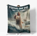 Jesus Throw Blanket Soft Warm Cozy Funny Christian Blankets Fuzzy Plush Fleece Religious Faith Jesus Blanket Gifts for Couch Bed Sofa Home Decor 40''X50''