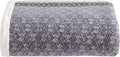 Eddie Bauer - Throw Blanket, Brushed Fleece & Plush Sherpa Bedding, Throw Blanket for Couch & Bed (Fair Isle Dark Steel, 50" x 70")