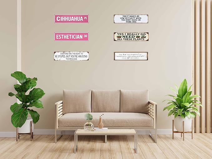 Esthetician Dr Metal Sign 4x16in Spa Salon Plaque for Bathroom Office Skincare Decor Gift