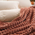 PHF Luxury Soft Fleece Blanket King Size, No Shed No Pilling, 380GSM Fluffy Cozy Throw Blankets for Bed, 108"x90",Lightweight Warm Bedding for Home Decor, Ideal Gift for Women, Burnt Umber