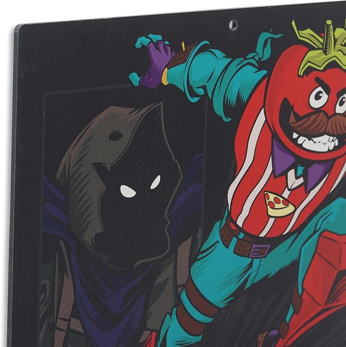Fortnite Characters Metal Wall Decor - Iconic Fortnite Sign for Bedroom or Game Room