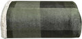 Eddie Bauer - Throw Blanket, Brushed Fleece & Plush Sherpa Bedding, Blanket for Couch & Bed (Pine Plaid Green, 50" x 60")