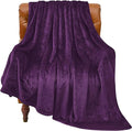 BEDELITE Fleece Blanket Purple Throw Blanket for Couch & Bed, Luxury Plush Cozy Fuzzy Blanket 50" x 70", Super Soft Warm Lightweight Fall Throw Blanket for Travel Camping