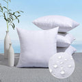 MIULEE Pack of 4 16x16 Outdoor Pillow Inserts, Water-Resistant Throw Pillow Inserts Decorative Premium Square Pillow Stuffer Sham for Porch Swing Couch Sofa Cushion Patio Furniture
