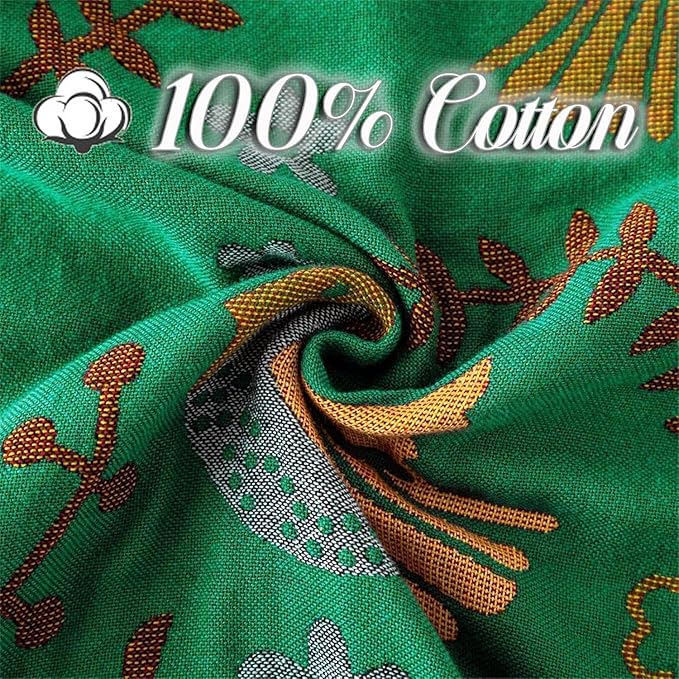 MSGKV Cotton Bed Blanket for Couch and Sofa Blankets for Living Room Bedroom Floral and Birds Throw 80"x90" Spring Breathable Cozy Boho Blankets