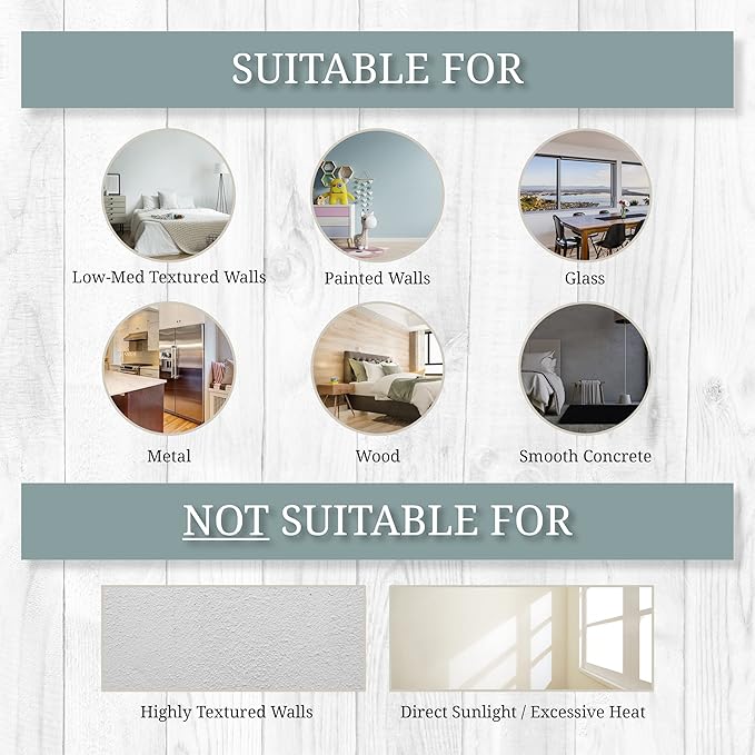 Floral Wall Decals - Set of 12 Large 10" Brown Floral Vinyl Wall Stickers for Kitchen Bedroom Living Room Laundry Bathroom Decor Removable Peel and Stick Indoor Wall Decor