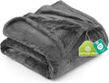 Utopia Bedding Fleece Blanket Twin XL Size Grey 300GSM Luxury Anti-Static Fuzzy Soft Microfiber Dorm Bed Blanket (90x76 Inch)