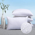 MIULEE Pack of 4 12x20 Outdoor Pillow Inserts, Water-Resistant Throw Pillow Inserts Decorative Premium Rectangle Pillow Stuffer Sham for Porch Swing Couch Sofa Cushion Patio Furniture