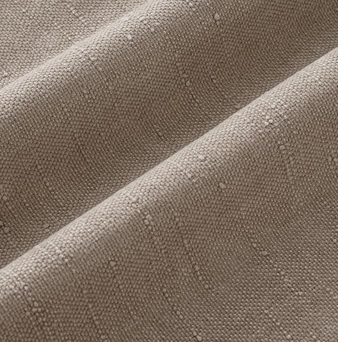 MIULEE Pack of 2 Decorative Throw Pillow Covers Soft Chenille Throw Pillows Solid Textured Cushion Covers for Couch Sofa Bedroom Living Room 22x22 Inch,Light Taupe