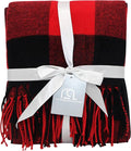 Blankets - Buffalo Plaid Throw Blanket - Decorative Classic Blanket - Comfortable & Ultra-Soft - Lightweight & Indoor Outdoor Blanket, Living Room, Couch, Travelling Good for All Seasons, Gift for Him