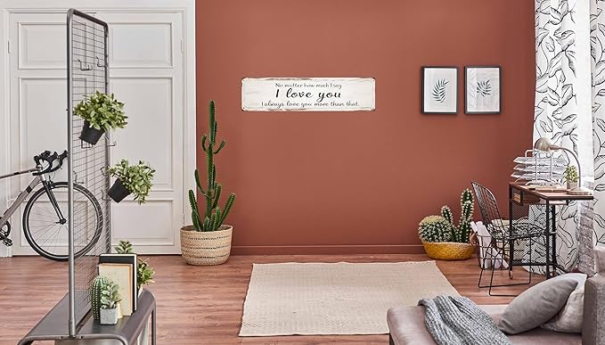 I Always Love You More Metal Sign 4x16in Romantic Vintage Plaque for Bedroom Wall Couples Gift Decor