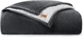 UGG Nita Twin Blanket, Plush Soft Twin XL Fuzzy Blanket for Bed or Oversized Throw for Couch, Cozy Bedding, Luxury Bedroom Decor, 66-inch x 90-inch, Charcoal Grey