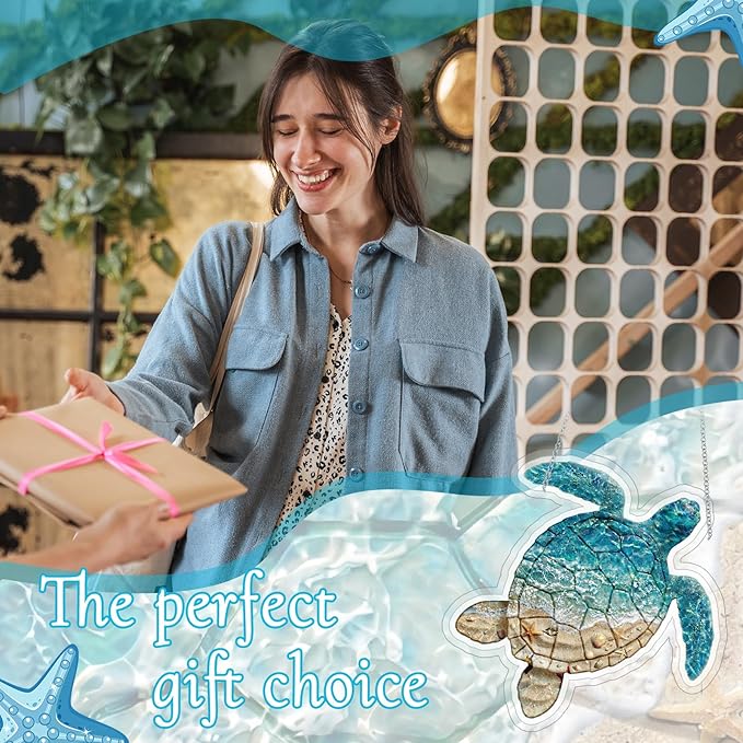 VIHOSE Sea Turtle Neon Sign Wall Decor LED USB Powered Sea Turtle Wall Art Decal Lamp Acrylic Coastal Ocean Neon Light up Sign for Bathroom Bedroom Nursery Living Room Bar Club Beach Decor Men Gifts