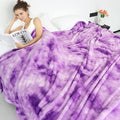 Purple Throw Blanket, Soft Plush Flannel Fleece Blanket for Couch Sofa Bed, Cozy Warm Decorative Blanket for Bed Home Decor, Luxury Soft Throw, Birthday Gifts for Women