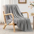 Love's cabin 100% Cotton Muslin Blanket, 6 Layer Lightweight Breathable Gauze Twin Size Blanket 60 x 80 Inches, Soft Summer Blanket for Bed or Couch, Medium Grey