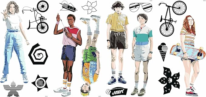 RoomMates RMK4675SCS Stranger Things Peel and Stick Wall Decals