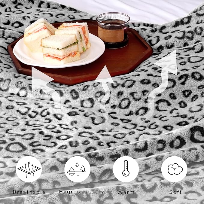 Throw Blanket Fuzzy Big Black Blanket Fleece Soft Plush Bed Blanket King Size Blankets for Bed