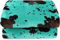 Teal Throw Blanket for Kids, Soft Warm Small Turquoise Blue Fleece Blankets for Girls & Boys, Fuzzy Plush Home Room Decor, Teal Gifts for Girls Boys 40"x50"