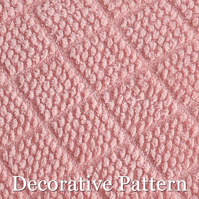 Whale Flotilla Fuzzy Fleece King Size Blanket for Bed, Soft Fluffy Jacquard Waffle Blankets for All Season, Lightweight and Warm, 90x104 Inch, Pink