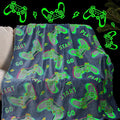 Glow in The Dark Blanket Gaming Controller Glowing Throw Blanket Gamer Plush Luminous Blankets and Throws Soft Throw Gift for Kids Girls Boys Birthday Easter Thanksgiving 60" x 80"