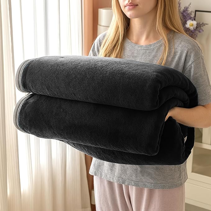 Fleece Bed Blankets Throw Size - Soft Lightweight Plush Fuzzy Cozy Luxury Blanket Microfiber Throw for Couch Bed,All-Season Breathable,40x60 Inches