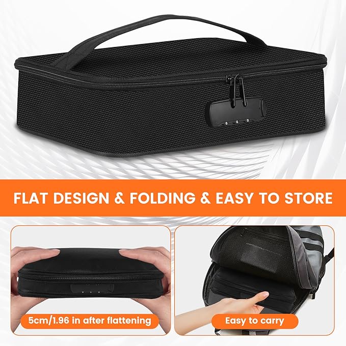 Discreet Lockable Storage Toy Bag Box Organizer Container