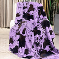 Purple Throw Blanket for Women- Ultra Soft Lightweight Fuzzy Cute Blankets for Teen Girls, Room Decor & Cozy Gifts for Women Girls 50x60 Inches