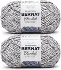 Bernat Blanket Speckle Dapple Shadow Yarn - 2 Pack of 10.5oz/300g - Polyester - #6 Super Bulky - 220 Yards - Knitting & Crochet