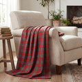 Horaldaily Red Green Farmhouse Plaid Spring Decorative Blanket Throw, Christmas Rustic Soft Lightweight Blanket for Couch Sofa Bed Lounging Decoration, Ideal Gifts for Kids Adults Self, 60x80