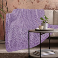 Purple Leopard Print Blanket for Women, Soft Plush Cheetah Throw Blanket, Cozy Fleece Blanket for Bed Couch, Home Decor Bedroom Living Room Decoration, Mothers Day Birthday Gifts for Mom Wife, 60"x80"