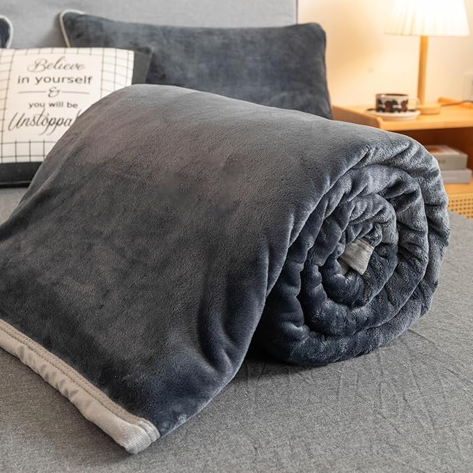 Fleece Bed Blankets Throw Size - Soft Lightweight Plush Fuzzy Cozy Luxury Blanket Microfiber Throw for Couch Bed,All-Season Breathable,40x60 Inches