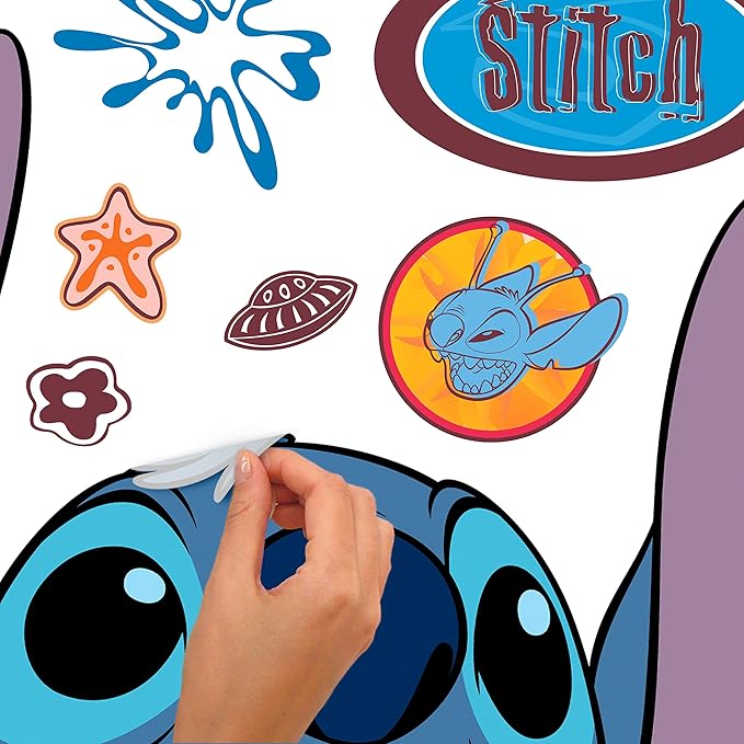 Disney Stitch Giant Peel & Stick Wall Decals by RoomMates, RMK5110GM