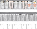 2 Pack RV Shoe Storage Solutions, Hanging Shoe Organizer with 8 Large Pockets, Wall Mounted Bedside Caddy for Entryway, Camper, Dorm & Bedroom Organization, Gray