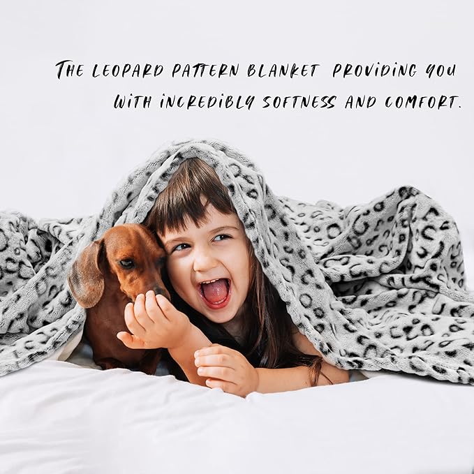 ZHIKU Warm Blanket Throw Soft Fleece Blankets Lightweight Throw Blanket 60"x80"