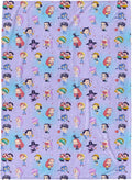 Jay Franco Kids Plush Throw Blanket – Ultra Soft Cozy Plush Fleece for Bed, Couch, Sofa, Home Décor, Official Licensed Huntrix and Saja Boys, Light Purple - Kpop Demon Hunters, 60x90 - Large Blanket