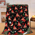 Red Cardinal Throw Blanket - Soft Plush Fleece Winter Birds Bedding Blankets- Cozy Cardinal Stuff Gifts for Women Girls Kids Adults 50"X60"