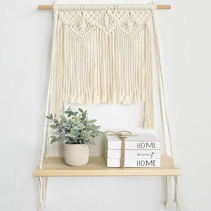 Hopewood Faux Plants, Small Fake Plant for Bathroom, Decorative Artificial Plants for Farmhouse Desk Shelf Decor with A Weave Basket (9.8inch)