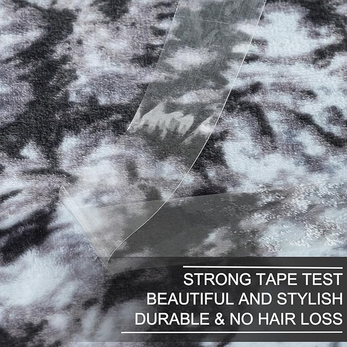 Richave Fuzzy Blanket Twin Size - Tie Dye Grey,Premium Lightweight Anti-Static, Plush and Furry Faux Fur, Reversible Queen Blankets for Twin/Twin XL Extra Long Bed, 66x90 Inches,Tie Dye Grey
