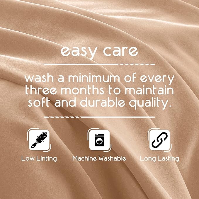 Vellux 1B07049 Original Insulating Core Hotel Style Solid blanket Machine Washable Soft Cozy Warm Pet Friendly Bed Sofa Blankets, Twin, Beige