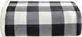 Eddie Bauer - Blanket, Super Soft Reversible Sherpa & Brushed Fleece Bedding, Throw Blankets for Couch, Ideal for Lounging (Cabin Plaid Black)