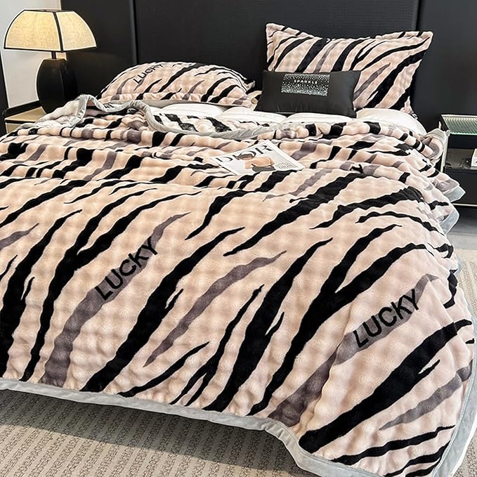Fleece Bed Blankets Throw Size - Soft Lightweight Plush Fuzzy Cozy Luxury Blanket Microfiber Throw for Couch Bed,All-Season Breathable,40x60 Inches