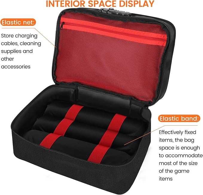 Discreet Lockable Storage Toy Bag Box Organizer Container