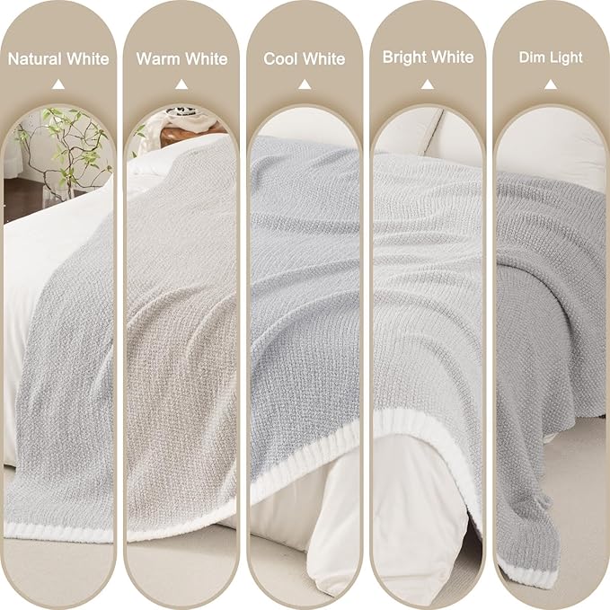 Whale Flotilla Knit Blanket Twin Size, Ultra Soft Warm Reversible Cozy Decorative Blankets for Couch Sofa and Bed, 60x80 Inch, Grey
